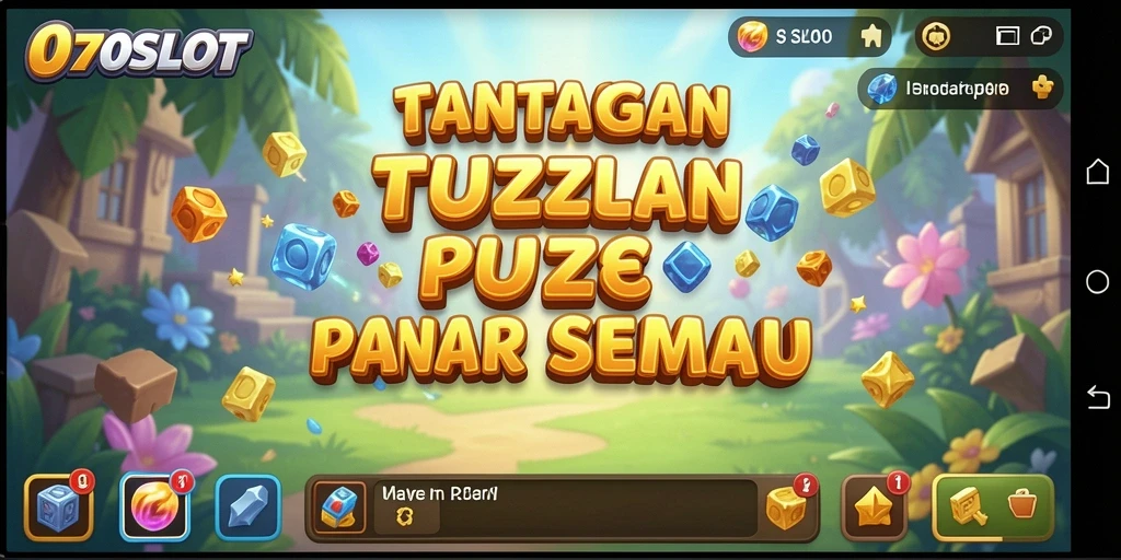 Screenshot gameplay 070SLOT yang menunjukkan tantangan puzzle yang menarik.