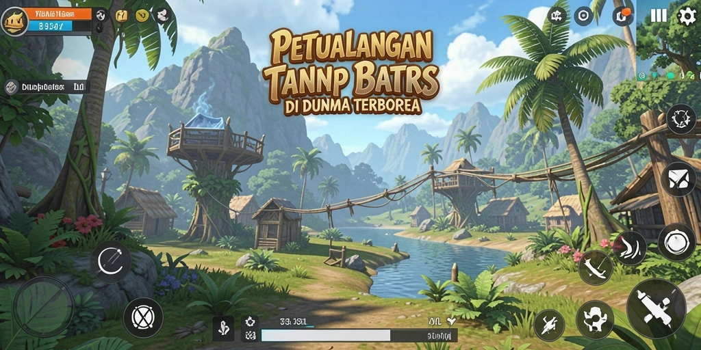 Tampilan gameplay 33L dengan lingkungan Open World yang luas.