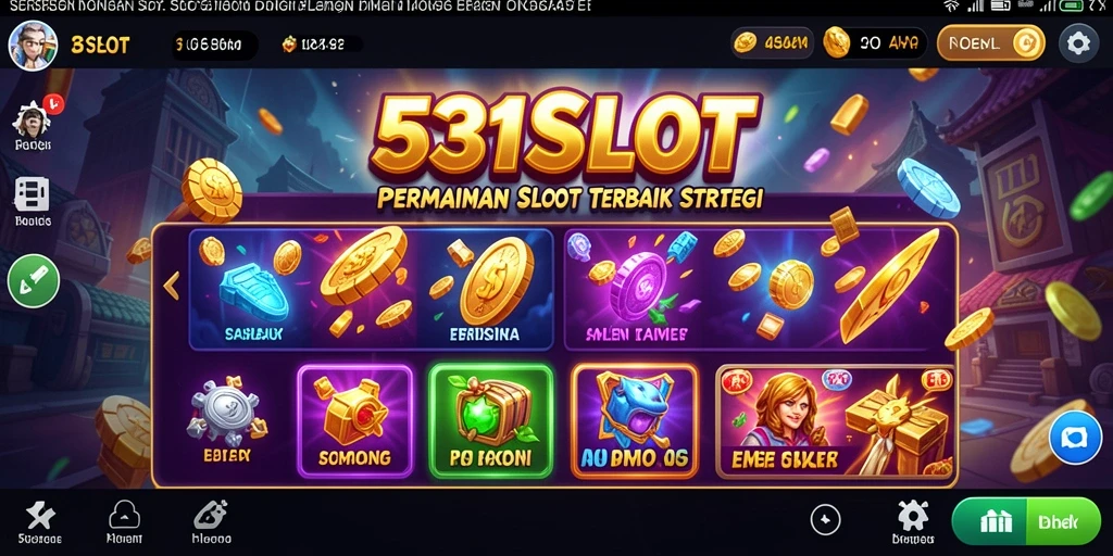 Tampilan gameplay menarik dari permainan slot strategis.