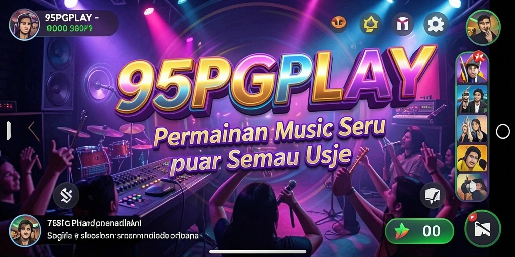 Tampilan gameplay interaktif di 95PGPLAY yang penuh warna.