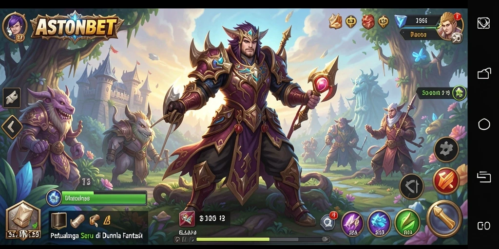 Tampilan gameplay seru dalam petualangan ASTONBET.