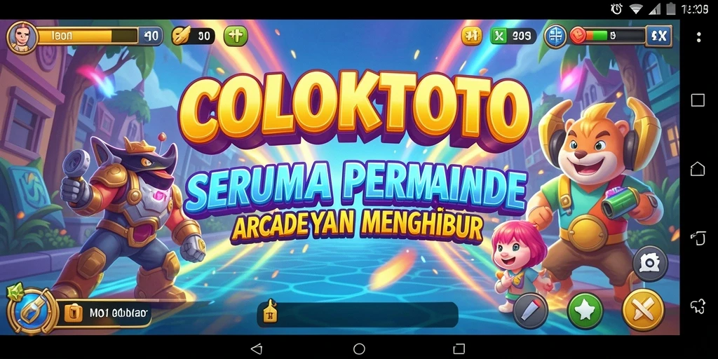 Tangkapan layar COLOKTOTO dengan aksi seru dalam gameplay Arcade.
