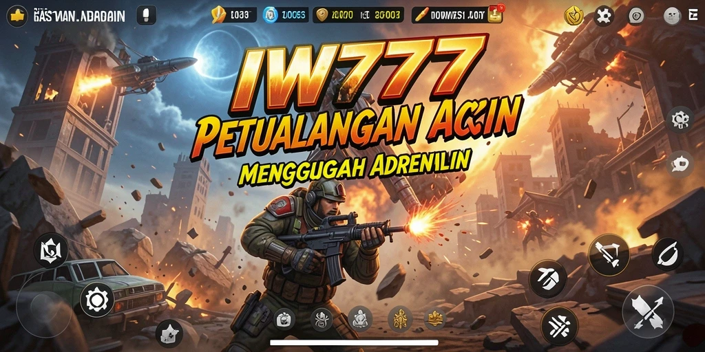 Tampilan gameplay IW777 yang menegangkan dan seru dalam aksi.