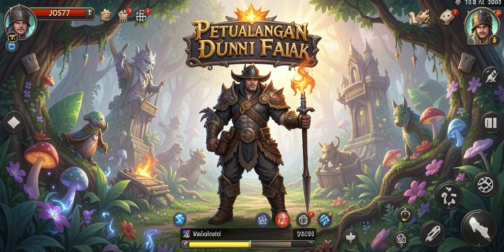 Tampilan gameplay JOS77 yang menakjubkan dalam dunia RPG.