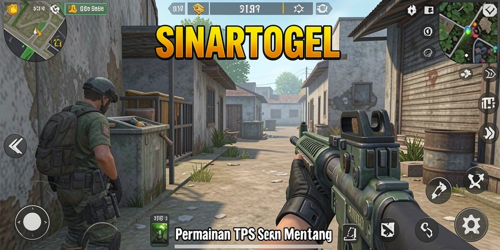 Tampilan gameplay mendebarkan dalam SINARTOGEL dengan aksi TPS yang seru.