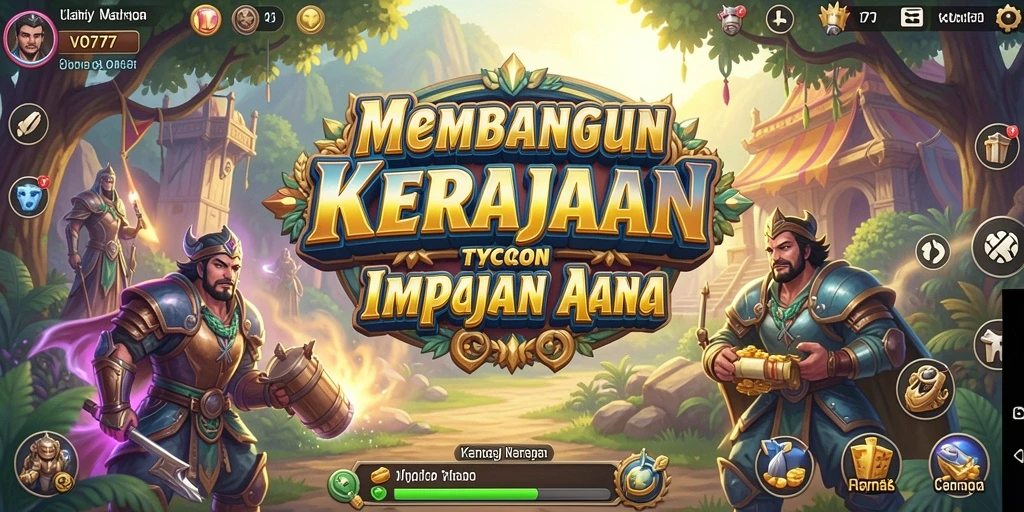 Tangkapan layar utama VO777 menampilkan gameplay Tycoon yang menarik.